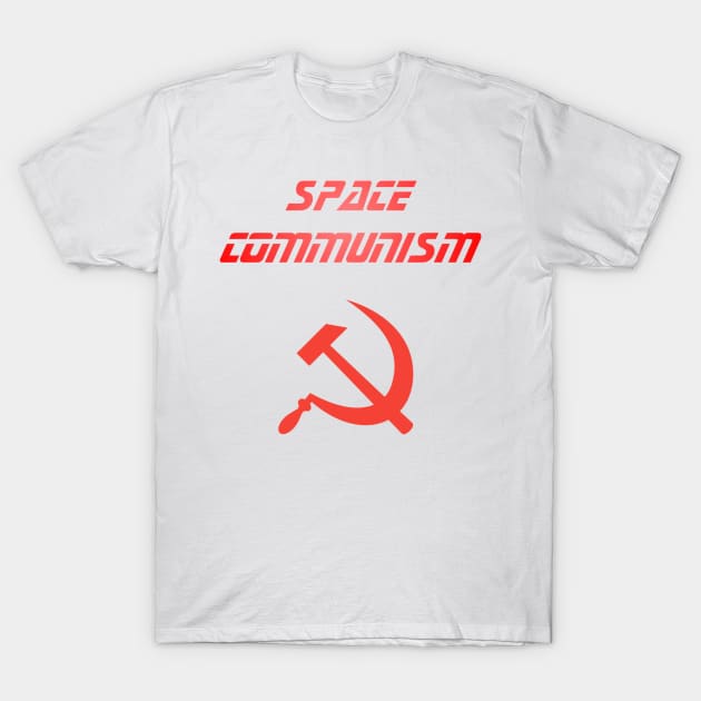 Space Communism (Star Trek) T-Shirt by Emma Tebibyte